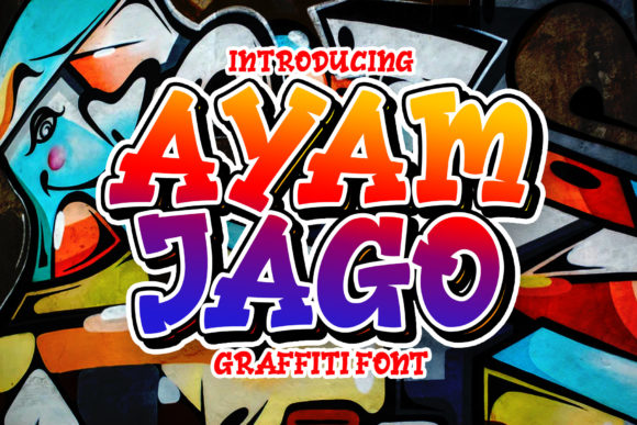 Ayam Jago: A Graffiti Display Font That Cuts Through the Feed