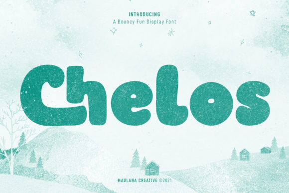 Chelos: A Display Font That Bounces With Editorial Intention