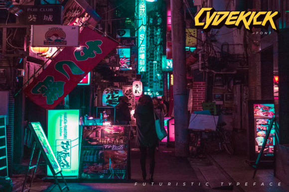 Cydekick: A Bold Display Font with Street Art Energy