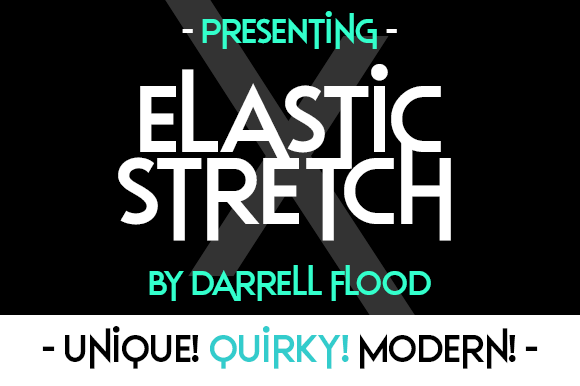 Elastic Stretch: A Modern Display Font for Small Business Branding