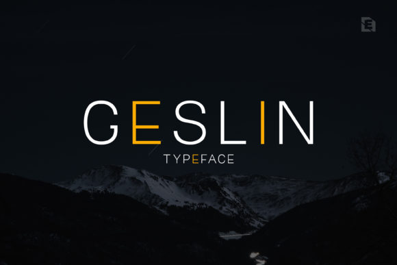 Geslin: A Display Font That Makes Your Brand Look Thoughtful