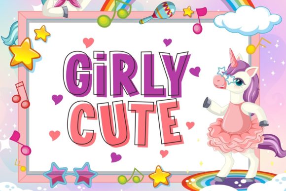 Girly Cute: A Display Font That Adds Charm to Real Business Branding