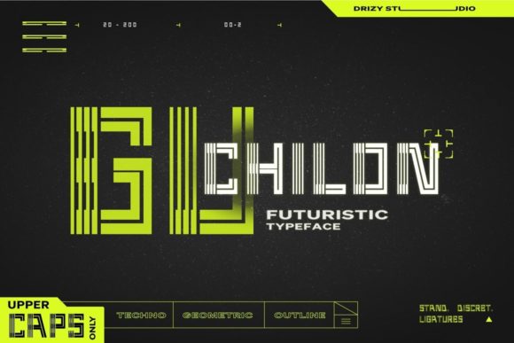 Guchilon: A Futuristic Display Font for Bold Campaign Moments