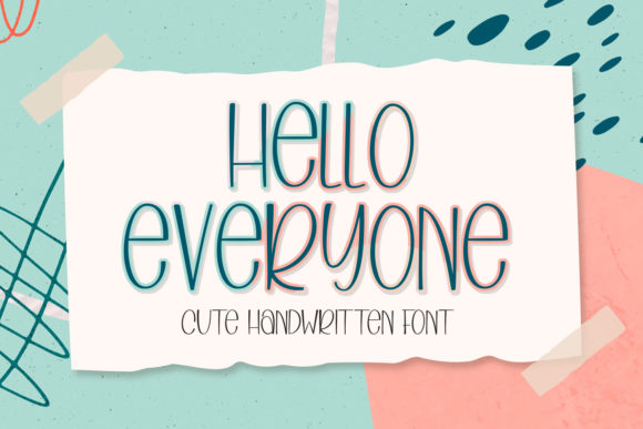 Hello Everyone Font: A Playful, Professional Display Typeface for Small Businesses