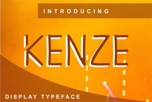 Kenze: A Clean, Adaptable Display Font for Makers