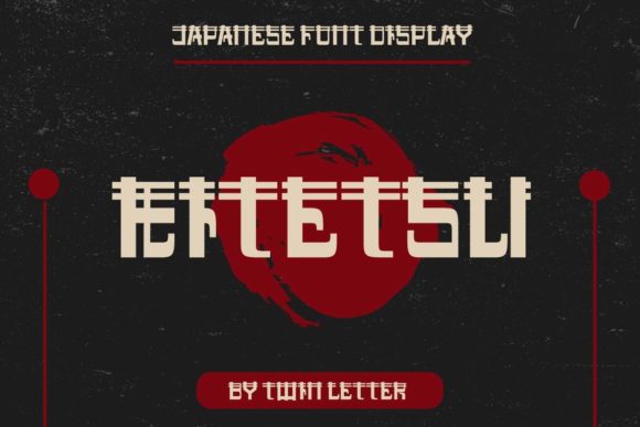 Kitetsu: A Display Font With Playful Japanese Charm