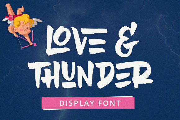 Love Thunder: A Fun, Futuristic Display Font for Your Brand