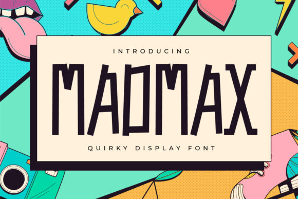 Madmax: A Bold Display Font for Digital Brand Moments
