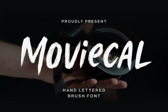 Moviecal: A Display Font That Cuts Through the Feed