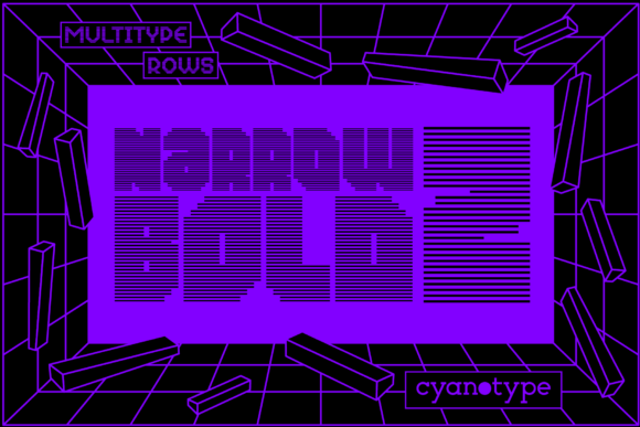MultiType Rows Narrow Bold 2: A Pixel-Sharp Display Font Review