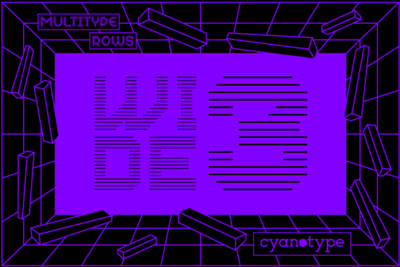 MultiType Rows Wide 3: A Display Font That Makes Your Brand Instantly Memorable