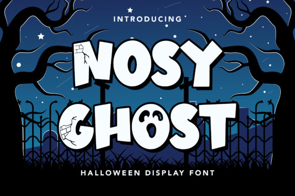 Nosy Ghost: A Playful Display Font That Makes Your Brand Memorable