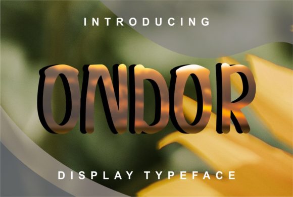 Ondor: A Clean, Adaptable Display Font for Makers