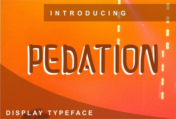 Pedation Display Font for Handmade Labels & Printables