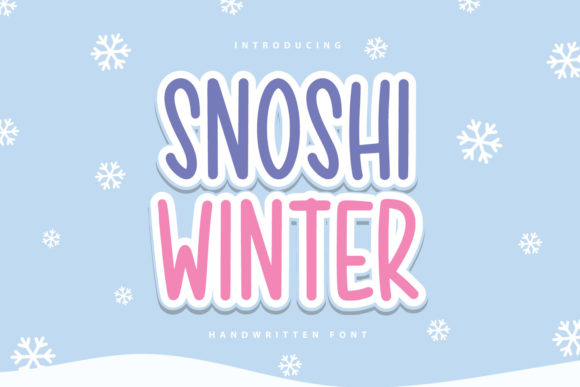 Snoshi Winter: A Thoughtful Display Font for Editorial Warmth
