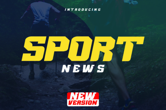 Sport News: A Bold, Confident Display Typeface for Editorial Identity