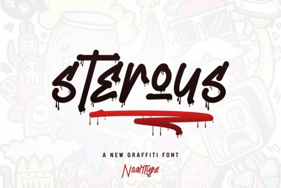 Sterous: A Graffiti Display Font That Sells
