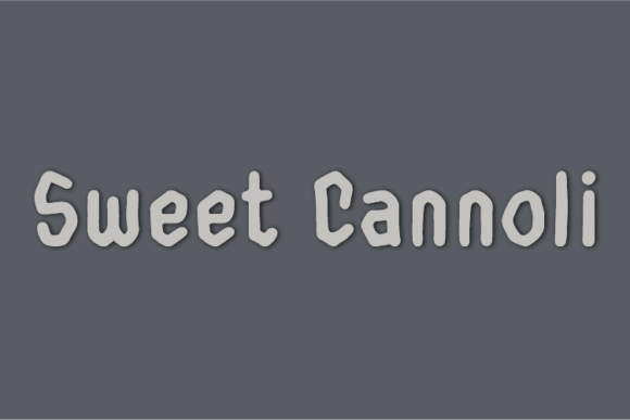 Sweet Cannoli: A Display Font That Feels Like a Gentle Pause