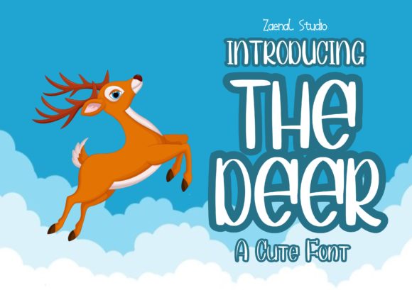 The Deer: A Playful Display Font for Digital Branding